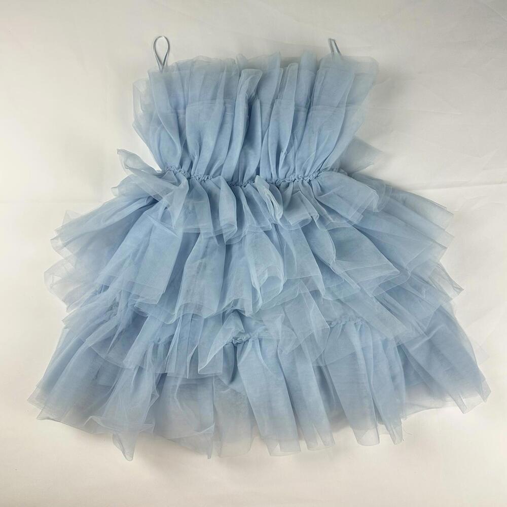 Audrey Parks Francescas Dress Women’s Junior Size‎ Small Blue